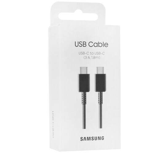 Купить Кабель круглый Samsung USB Type-C - USB Type-C черный 1.8 м  5007355. Характеристики, отзывы и цены в Донецке