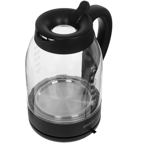 Купить Электрочайник Polaris PWK 1797CGL Water Way Pro черный  9232393. Характеристики, отзывы и цены в Донецке