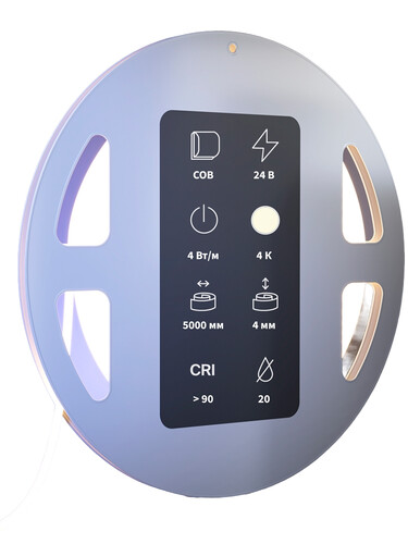 Купить Светодиодная лента Maytoni 24В COB 4Вт/м 4000К 5м IP 20  9185035. Характеристики, отзывы и цены в Донецке