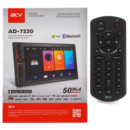 Купить Автопроигрыватель ACV AD-7220  5340013. Характеристики, отзывы и цены в Донецке