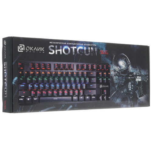 Купить Клавиатура  проводная Oklick 969G SHOTGUN  8164184. Характеристики, отзывы и цены в Донецке