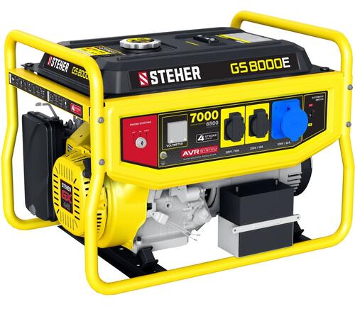 Купить Электрогенератор   бензиновый STEHER GS-8000Е  5307698. Характеристики, отзывы и цены в Донецке