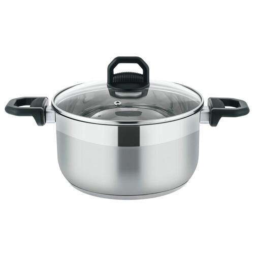 Купить Кастрюля Appetite Бетти 2.7 л 18 см серый  9294721. Характеристики, отзывы и цены в Донецке