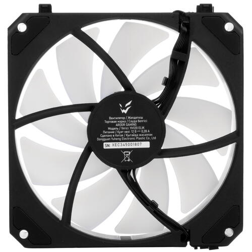 Купить Комплект вентиляторов ARDOR GAMING Mistral PRO YH120 ELIK ARGB  черный  5437415. Характеристики, отзывы и цены в Донецке