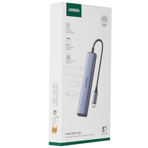 Купить USB-разветвитель Ugreen CM473  9147638. Характеристики, отзывы и цены в Донецке