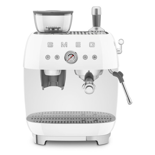 Купить Кофеварка рожковая Smeg EGF03WHEU белый  5488551. Характеристики, отзывы и цены в Донецке