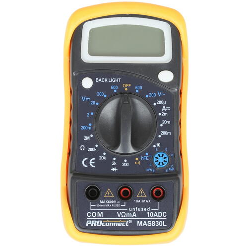 Купить Мультиметр Proconnect MAS830L  1128062. Характеристики, отзывы и цены в Донецке