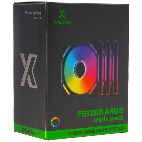 Купить Комплект вентиляторов XASTRA FS120B ARGB  5615661. Характеристики, отзывы и цены в Донецке