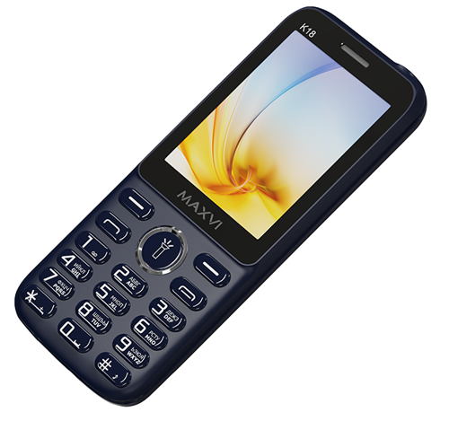 Купить Сотовый телефон Maxvi K18 синий  5360180. Характеристики, отзывы и цены в Донецке