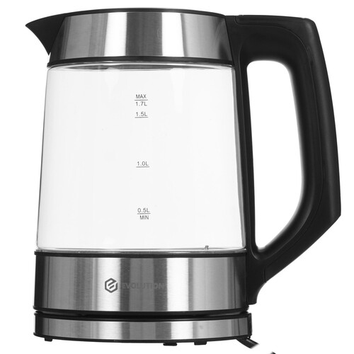 Купить Электрочайник Evolution KG22171D серебристый  9990016. Характеристики, отзывы и цены в Донецке