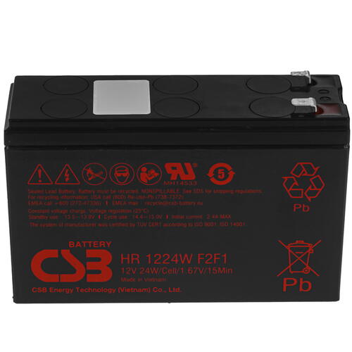 Купить Аккумуляторная батарея для ИБП CSB HR 1224W F2 F1  5416687. Характеристики, отзывы и цены в Донецке