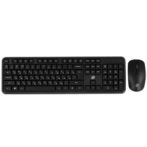 Купить Клавиатура+мышь беспроводная   Оклик S277W серый  9267457. Характеристики, отзывы и цены в Донецке