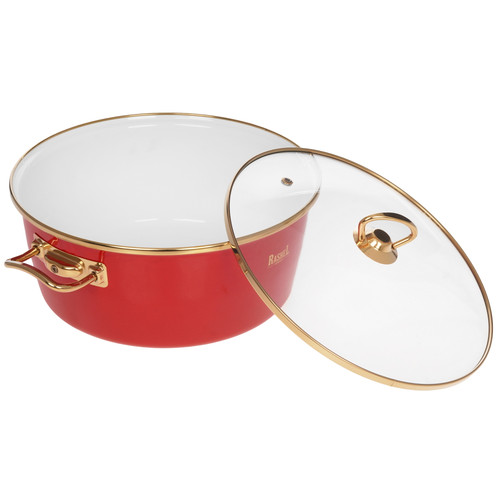 Купить Кастрюля Rashel Grand R0126 5.2 л 26 см красный  9320984. Характеристики, отзывы и цены в Донецке