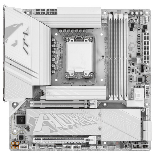 Купить Материнская плата GIGABYTE Z890M AORUS ELITE WIFI7 ICE  5492123. Характеристики, отзывы и цены в Донецке