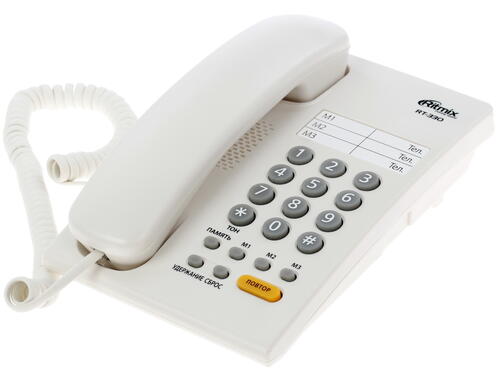 Купить Телефон проводной Ritmix RT-330  1051083. Характеристики, отзывы и цены в Донецке