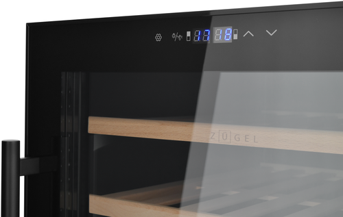 Купить Винный шкаф ZUGEL ZCWF521DB черный  9238030. Характеристики, отзывы и цены в Донецке