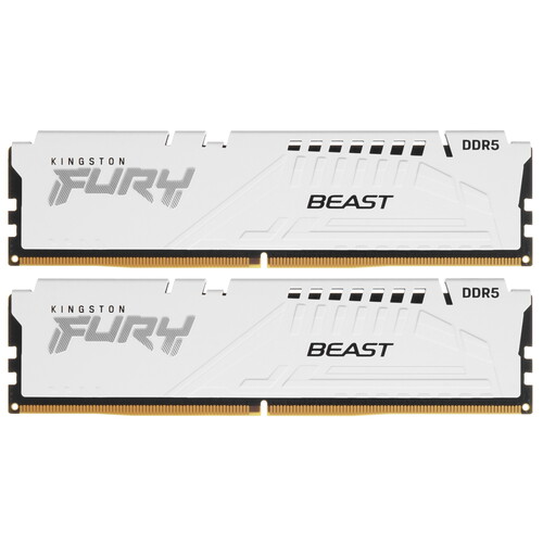 Купить Оперативная память Kingston FURY Beast White  5406615. Характеристики, отзывы и цены в Донецке