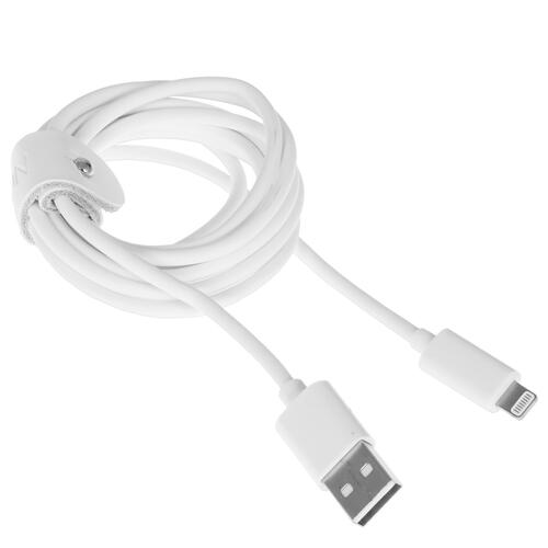 Купить Кабель круглый KEYRON Lightning 8-pin MFI - USB 2.0 Type-A белый 1.5 м  4823521. Характеристики, отзывы и цены в Донецке
