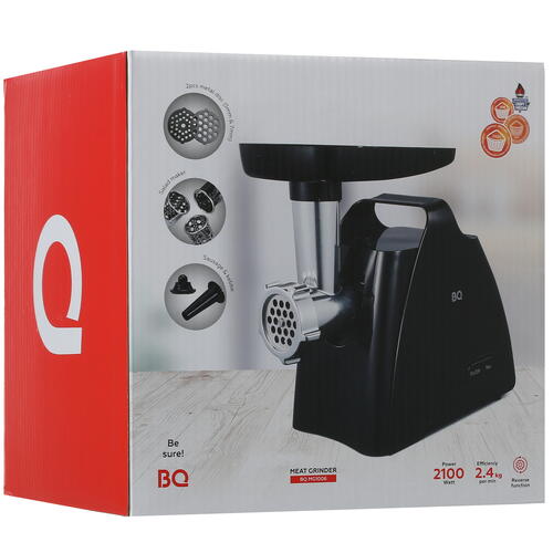 Купить Мясорубка электрическая BQ MG1006 черный  5366499. Характеристики, отзывы и цены в Донецке