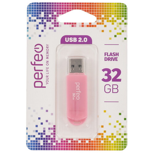 Купить Память USB Flash 32 ГБ Perfeo C03 [PF-C03P032]  9209129. Характеристики, отзывы и цены в Донецке