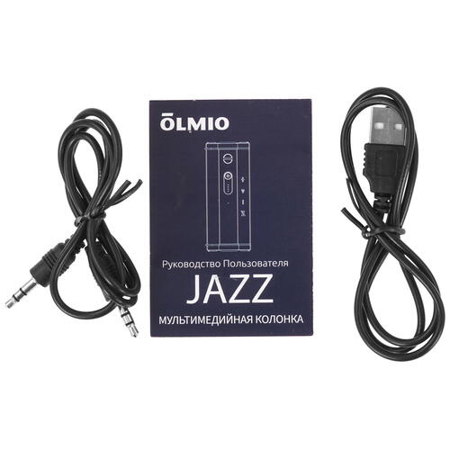 Купить Портативная колонка Olmio Jazz BS-03, черный  5366560. Характеристики, отзывы и цены в Донецке