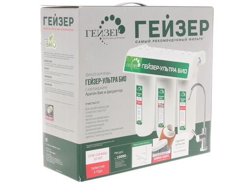 Купить Проточный питьевой фильтр Гейзер Ультра Био 431  1102110. Характеристики, отзывы и цены в Донецке