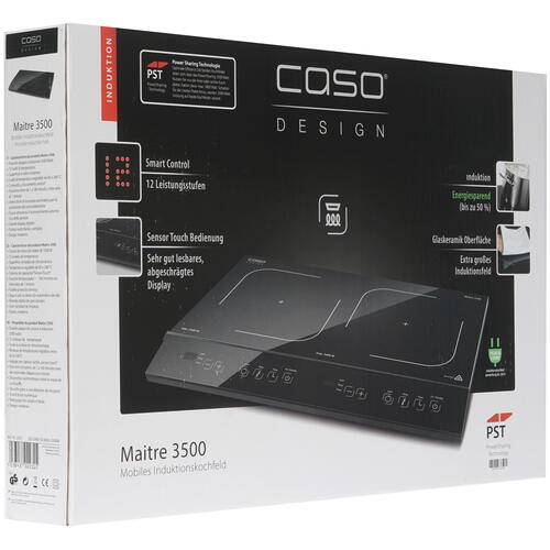 Купить Плита компактная электрическая CASO Maitre 3500 черный  8117080. Характеристики, отзывы и цены в Донецке