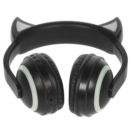 Купить Беспроводные/проводные наушники Qumo Party Cat черный  1379835. Характеристики, отзывы и цены в Донецке