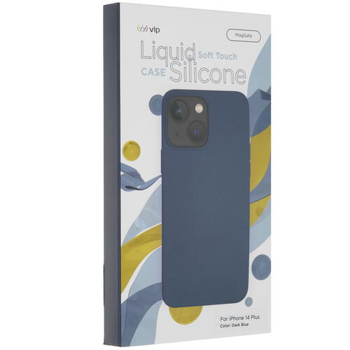 Купить Накладка  VLP Liquid Silicone Case для Apple iPhone 14 Plus синий  5069638. Характеристики, отзывы и цены в Донецке