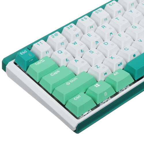 Купить Клавиатура проводная + беспроводная Durgod K330w Plus Mint  5449871. Характеристики, отзывы и цены в Донецке