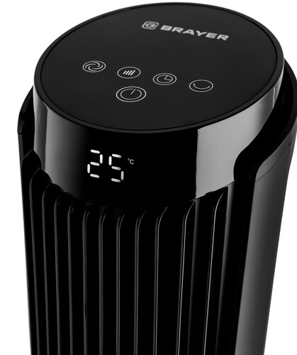 Купить Вентилятор Brayer BR4983  черный  9254380. Характеристики, отзывы и цены в Донецке