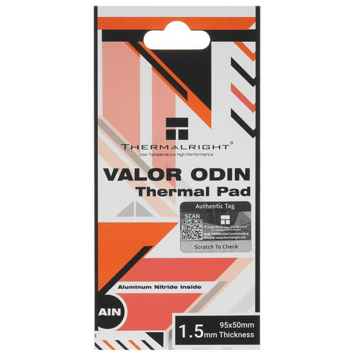 Купить Термопрокладка Thermalright Valor Odin [VALOR-ODIN-95X50-1.5]  5034443. Характеристики, отзывы и цены в Донецке