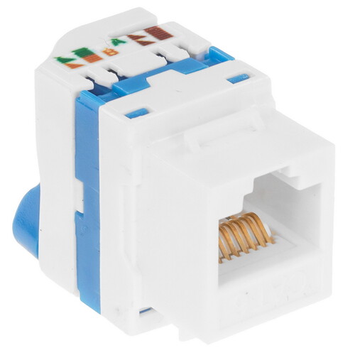 Купить Модуль Keystone Lanmaster LAN-TK45U6/180-WH  8166900. Характеристики, отзывы и цены в Донецке