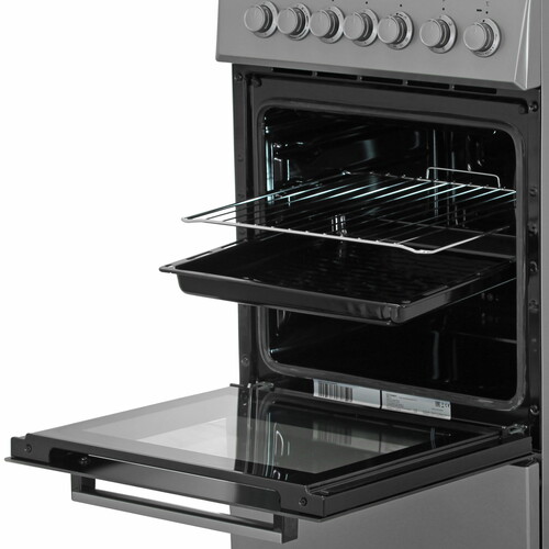 Купить Электрическая плита Indesit ISV5F1HX серебристый  9306997. Характеристики, отзывы и цены в Донецке