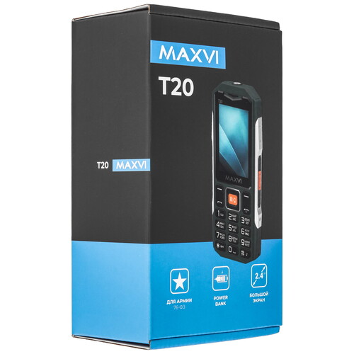 Купить Сотовый телефон Maxvi T20 синий  5476422. Характеристики, отзывы и цены в Донецке