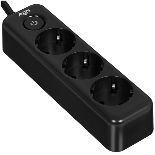 Купить Сетевой фильтр AGNI TP-FD3E черный  9289342. Характеристики, отзывы и цены в Донецке