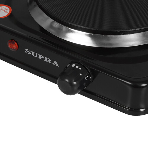 Купить Плита компактная электрическая Supra HS-102 черный  9230976. Характеристики, отзывы и цены в Донецке