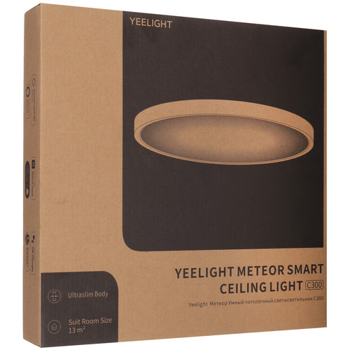 Купить Светильник настенно-потолочный Yeelight Meteor Smart Ceiling Light C300 черный  5638098. Характеристики, отзывы и цены в Донецке