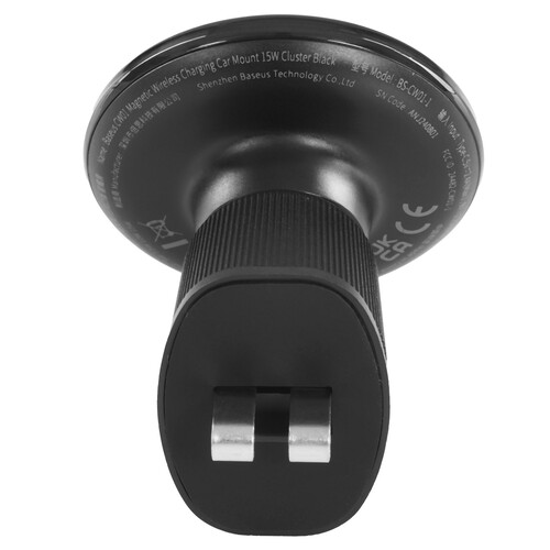 Купить Держатель автомобильный Baseus CW01 Magnetic Qi 15W (Air Vent Version) черный  5487954. Характеристики, отзывы и цены в Донецке