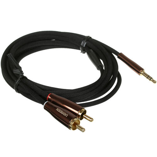 Купить Кабель   Ugreen jack 3.5 мм - 2RCA черный  5026949. Характеристики, отзывы и цены в Донецке