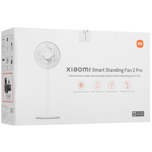Купить Вентилятор Xiaomi Smart Standing Fan 2 Pro  белый  5003741. Характеристики, отзывы и цены в Донецке