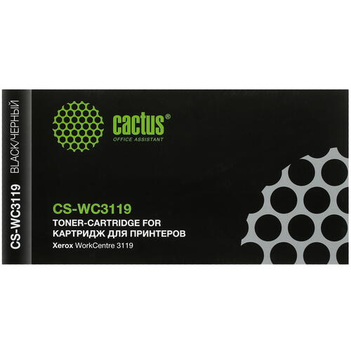Купить Картридж лазерный Cactus CS-WC3119 черный, с чипом  7937002. Характеристики, отзывы и цены в Донецке