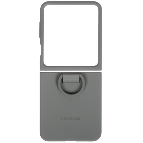 Купить Накладка  Samsung Silicone Case для Samsung Galaxy Z Flip6 серый  5472511. Характеристики, отзывы и цены в Донецке