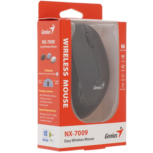 Купить Мышь беспроводная Genius NX-7009  9140261. Характеристики, отзывы и цены в Донецке