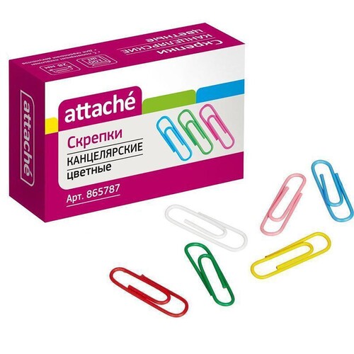 Купить Скрепки Attache 865787  9138150. Характеристики, отзывы и цены в Донецке