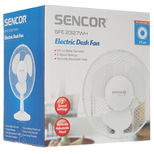 Купить Вентилятор Sencor SFE 2327WH  белый  8157463. Характеристики, отзывы и цены в Донецке