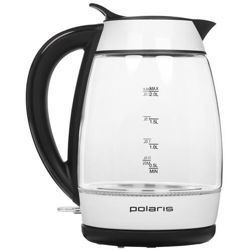 Купить Электрочайник Polaris PWK 2006CGL белый  9932275. Характеристики, отзывы и цены в Донецке