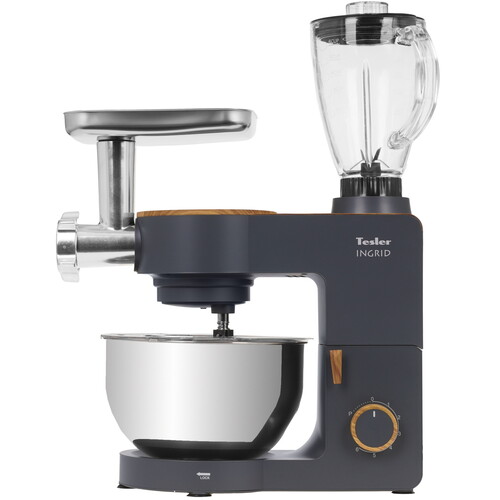 Купить Кухонная машина TESLER KM-1640 серый  9302198. Характеристики, отзывы и цены в Донецке