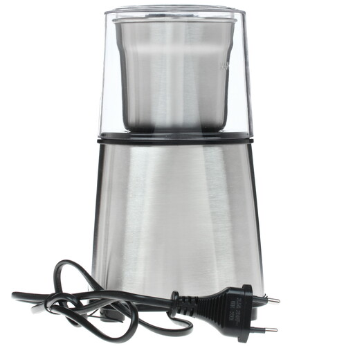 Купить Кофемолка электрическая Kitfort KT-1315 серебристый  1140129. Характеристики, отзывы и цены в Донецке