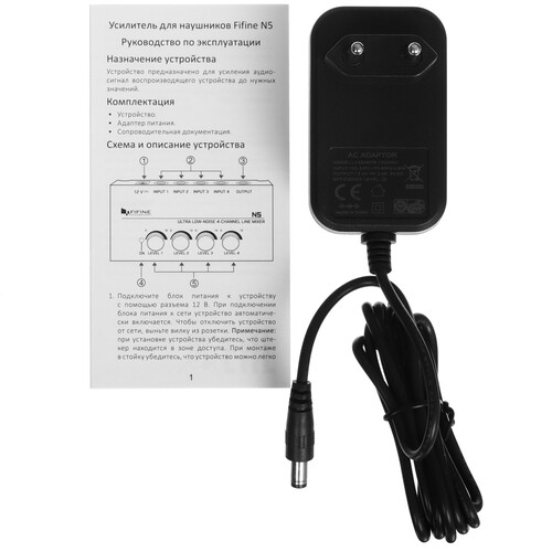 Купить Усилитель Fifine N5  5478541. Характеристики, отзывы и цены в Донецке